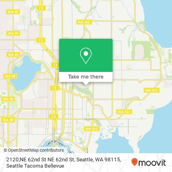 2120,NE 62nd St NE 62nd St, Seattle, WA 98115 map