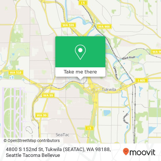 4800 S 152nd St, Tukwila (SEATAC), WA 98188 map