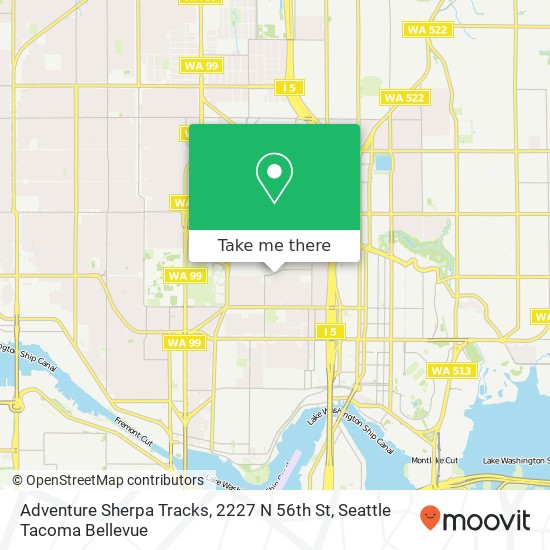 Adventure Sherpa Tracks, 2227 N 56th St map