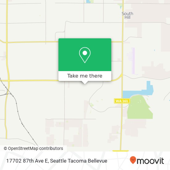 Mapa de 17702 87th Ave E, Puyallup, WA 98375