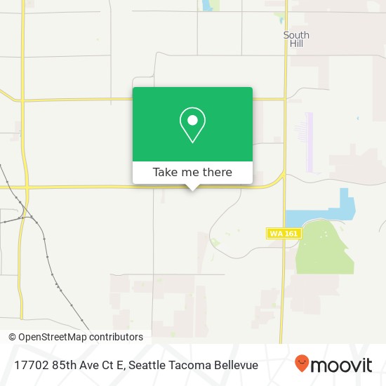 Mapa de 17702 85th Ave Ct E, Puyallup, WA 98375