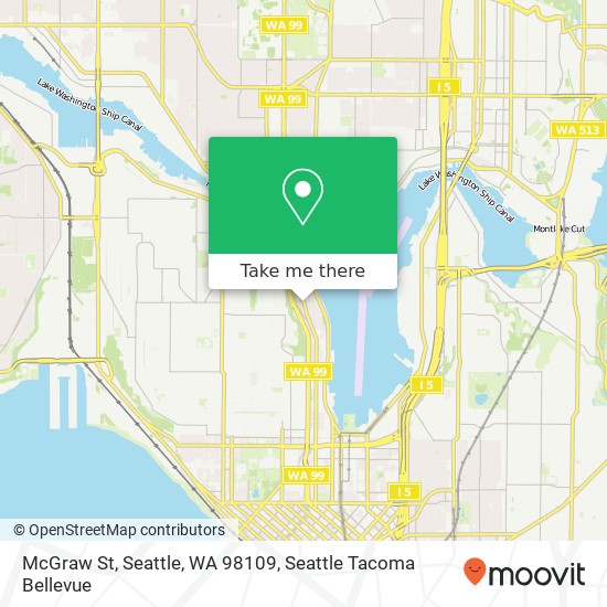 Mapa de McGraw St, Seattle, WA 98109