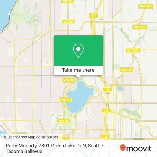 Patty-Moriarty, 7801 Green Lake Dr N map