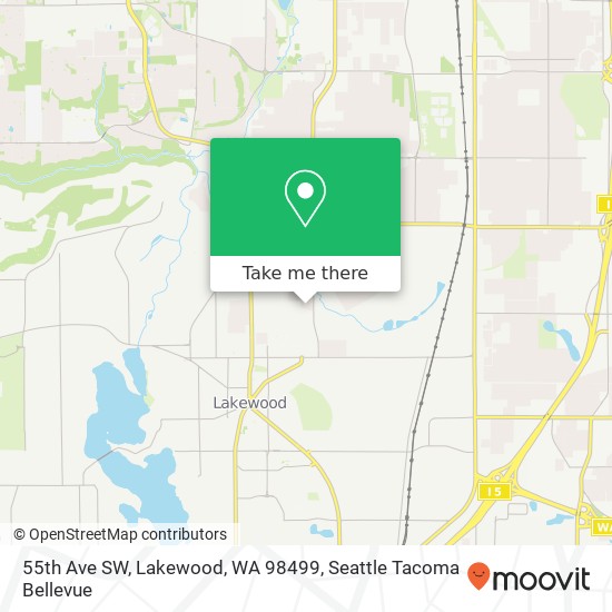 55th Ave SW, Lakewood, WA 98499 map