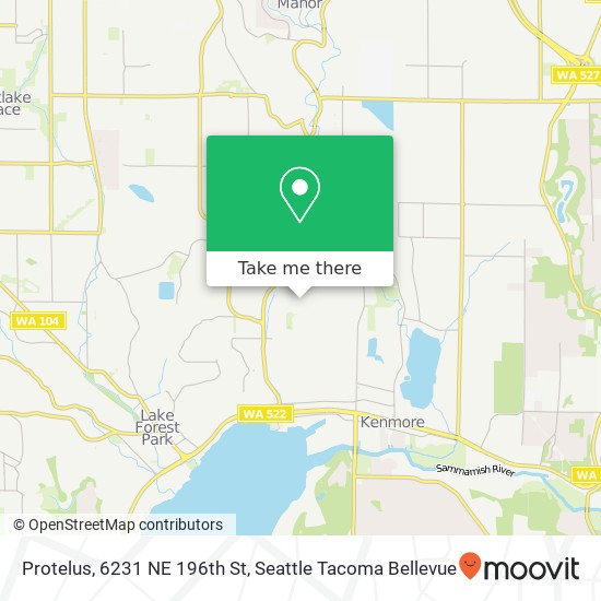 Mapa de Protelus, 6231 NE 196th St