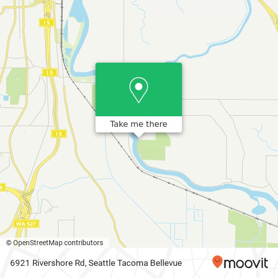 Mapa de 6921 Rivershore Rd, Snohomish, WA 98290