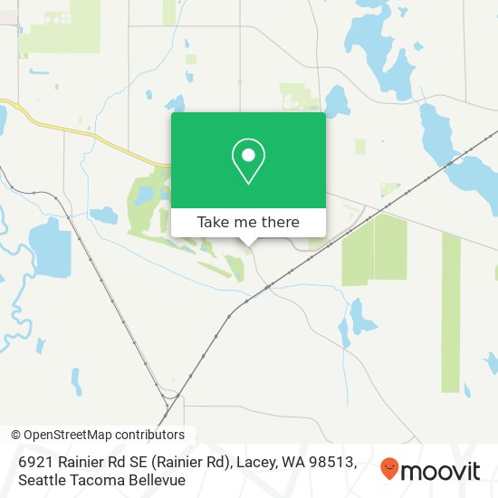 Mapa de 6921 Rainier Rd SE (Rainier Rd), Lacey, WA 98513