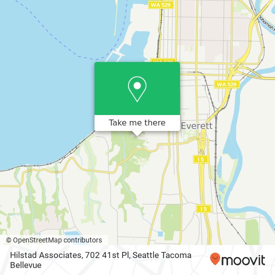 Mapa de Hilstad Associates, 702 41st Pl