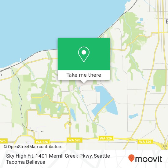 Mapa de Sky High Fit, 1401 Merrill Creek Pkwy