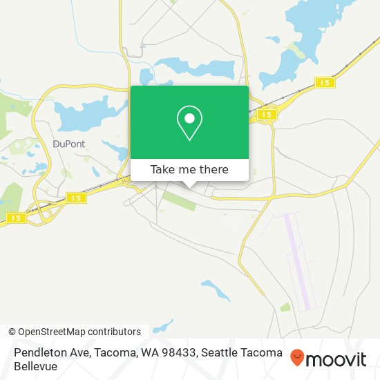Pendleton Ave, Tacoma, WA 98433 map