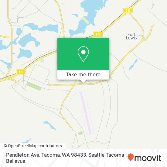 Pendleton Ave, Tacoma, WA 98433 map