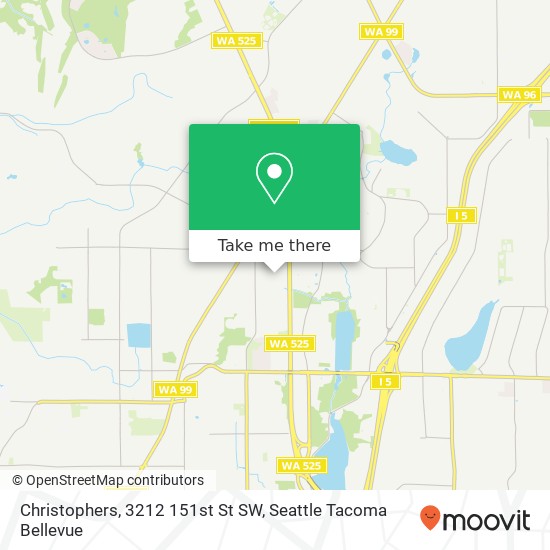 Mapa de Christophers, 3212 151st St SW