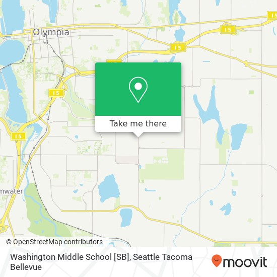 Mapa de Washington Middle School [SB]