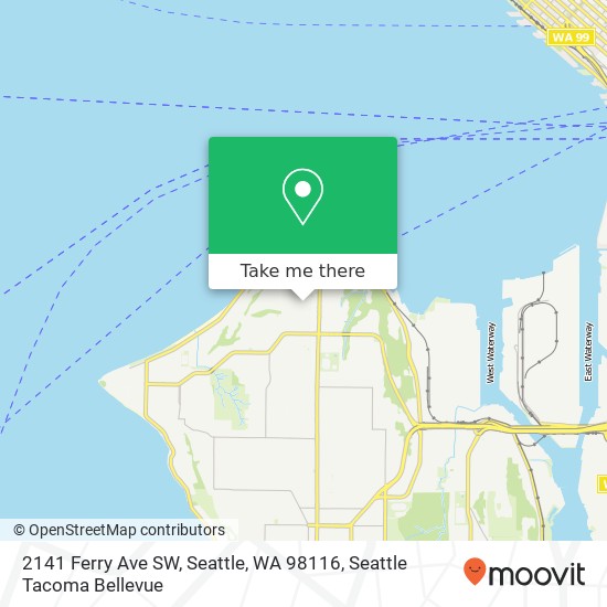 2141 Ferry Ave SW, Seattle, WA 98116 map