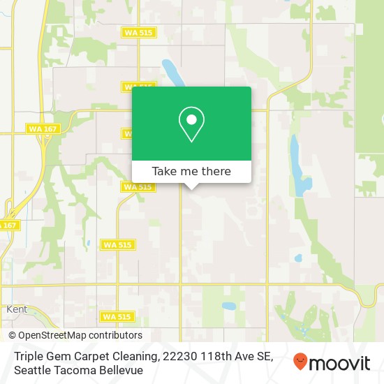 Mapa de Triple Gem Carpet Cleaning, 22230 118th Ave SE