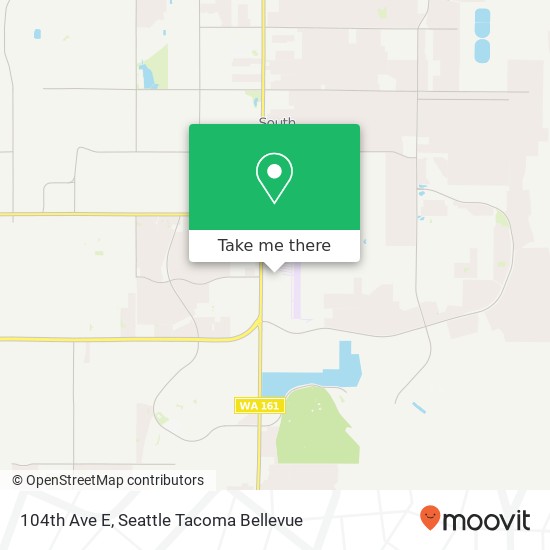 Mapa de 104th Ave E, Puyallup, WA 98374