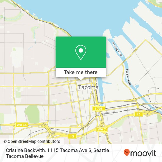 Cristine Beckwith, 1115 Tacoma Ave S map