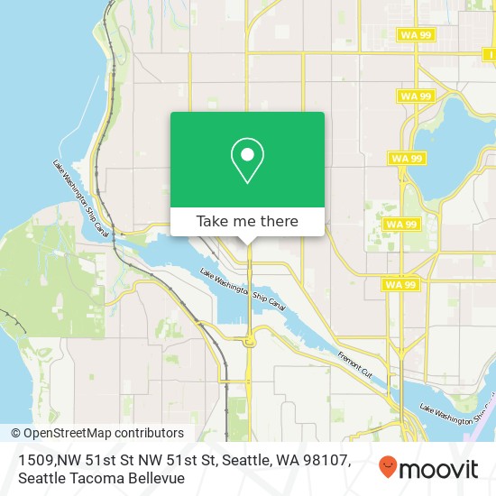 1509,NW 51st St NW 51st St, Seattle, WA 98107 map