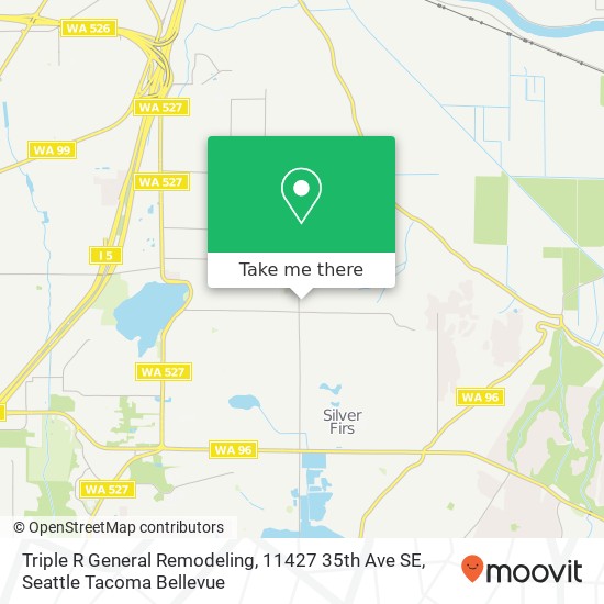Mapa de Triple R General Remodeling, 11427 35th Ave SE