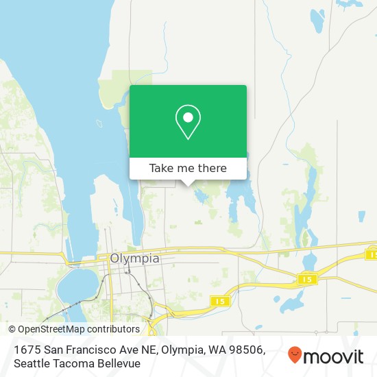 1675 San Francisco Ave NE, Olympia, WA 98506 map