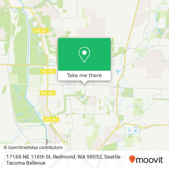 17166 NE 116th St, Redmond, WA 98052 map