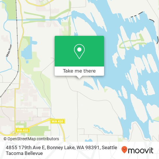 Mapa de 4855 179th Ave E, Bonney Lake, WA 98391