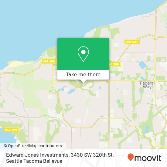 Mapa de Edward Jones Investments, 3430 SW 320th St