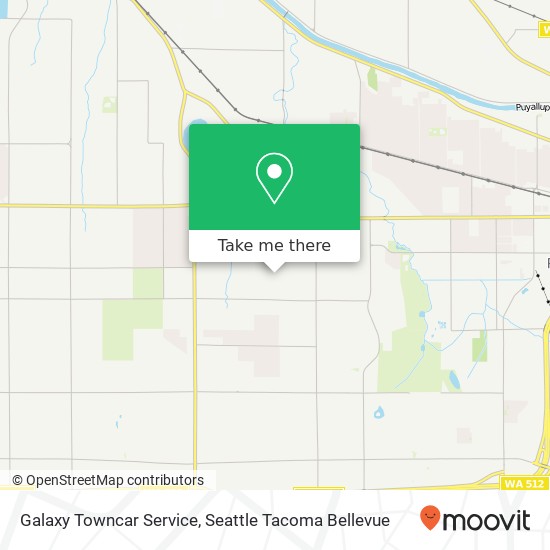 Galaxy Towncar Service map