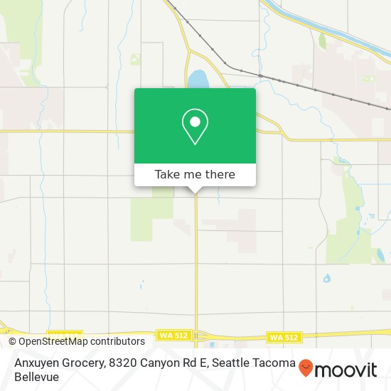 Mapa de Anxuyen Grocery, 8320 Canyon Rd E