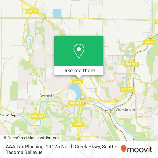 AAA Tax Planning, 19125 North Creek Pkwy map