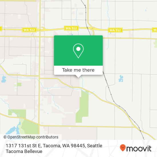 1317 131st St E, Tacoma, WA 98445 map