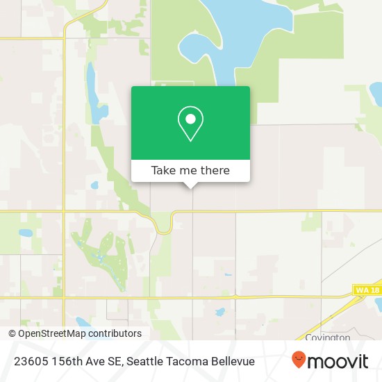 Mapa de 23605 156th Ave SE, Kent, WA 98042