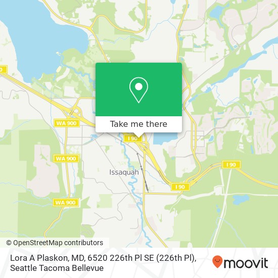 Mapa de Lora A Plaskon, MD, 6520 226th Pl SE