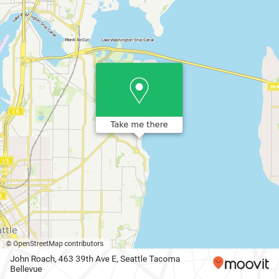 Mapa de John Roach, 463 39th Ave E