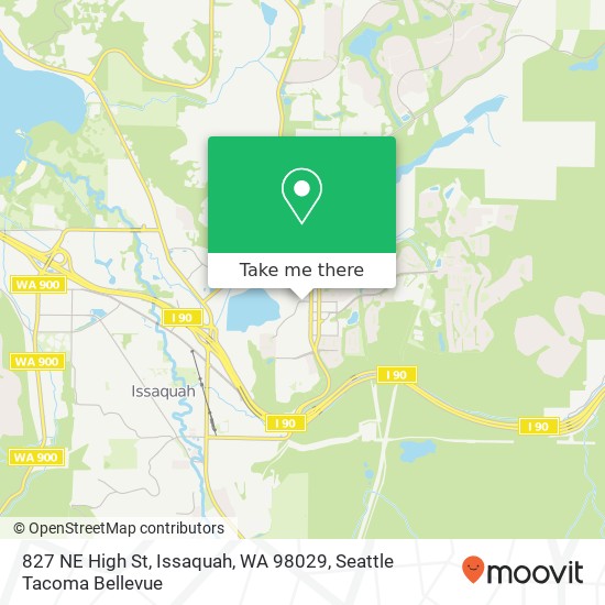 827 NE High St, Issaquah, WA 98029 map