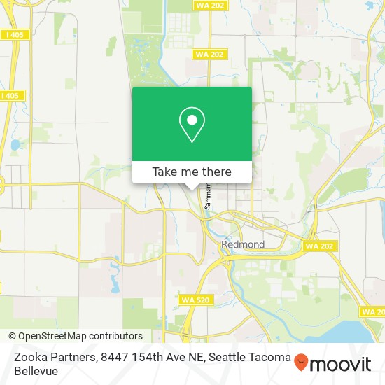 Zooka Partners, 8447 154th Ave NE map