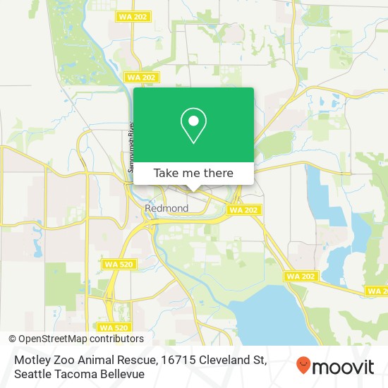 Mapa de Motley Zoo Animal Rescue, 16715 Cleveland St