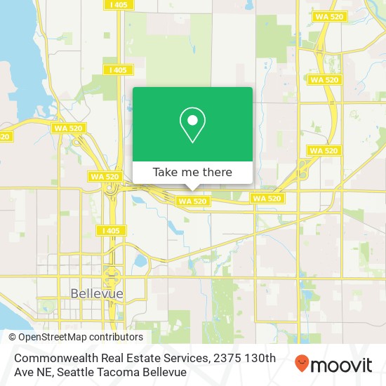 Commonwealth Real Estate Services, 2375 130th Ave NE map