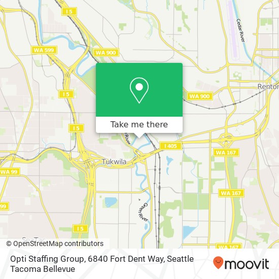 Mapa de Opti Staffing Group, 6840 Fort Dent Way