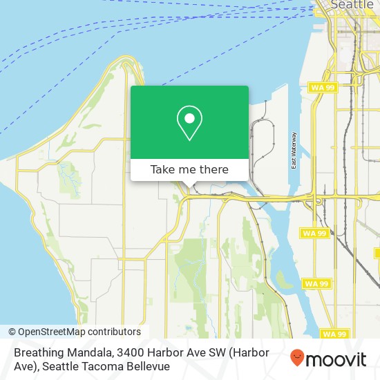 Mapa de Breathing Mandala, 3400 Harbor Ave SW