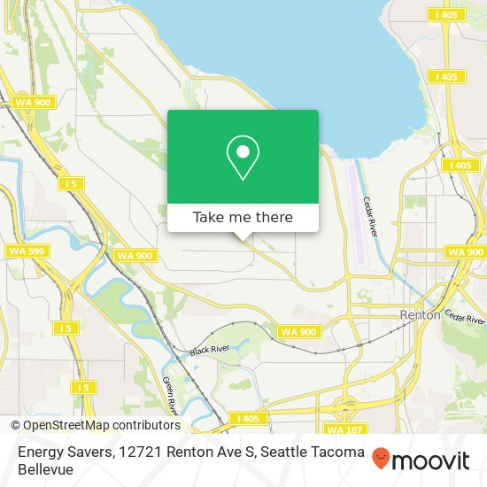 Mapa de Energy Savers, 12721 Renton Ave S