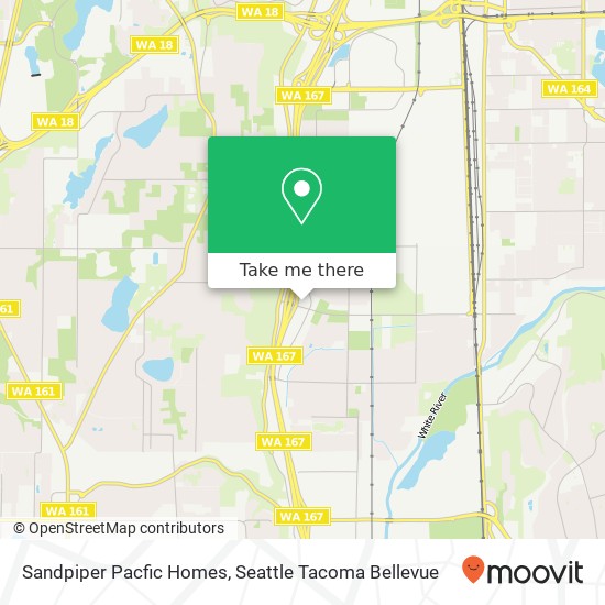 Sandpiper Pacfic Homes map