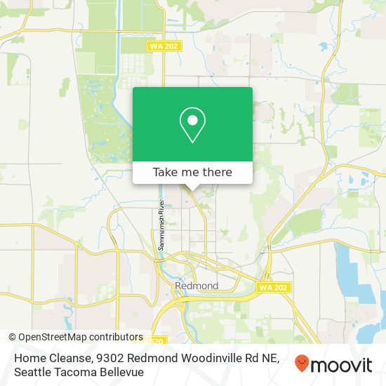 Home Cleanse, 9302 Redmond Woodinville Rd NE map