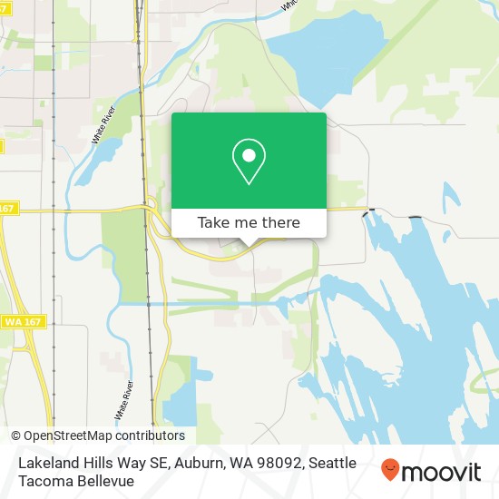 Lakeland Hills Way SE, Auburn, WA 98092 map