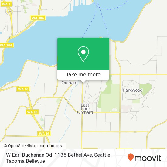 Mapa de W Earl Buchanan Od, 1135 Bethel Ave