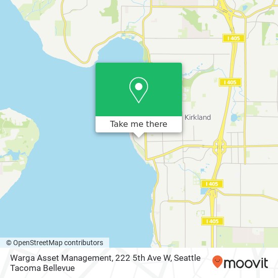 Warga Asset Management, 222 5th Ave W map