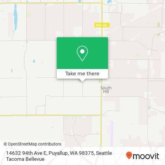 Mapa de 14632 94th Ave E, Puyallup, WA 98375