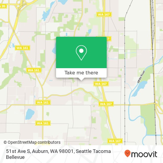 51st Ave S, Auburn, WA 98001 map