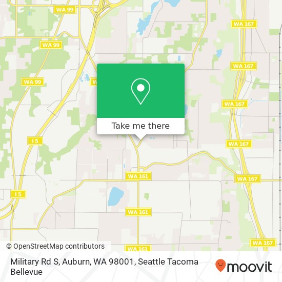 Military Rd S, Auburn, WA 98001 map