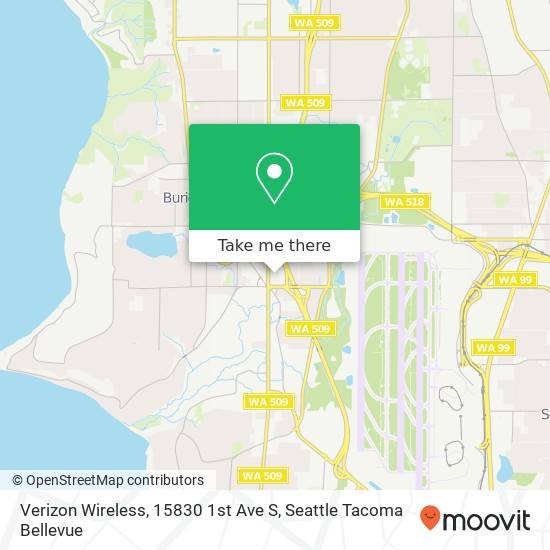 Verizon Wireless, 15830 1st Ave S map